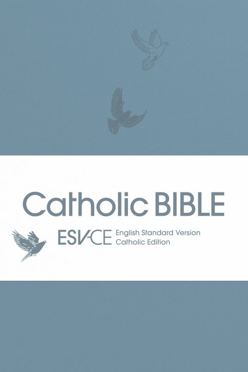 ESV-CE Catholic Bible, Sky Blue Flexiback, Debossed Dove, British Liturgical Bible, ESV-CE, Flexiback, Standard size