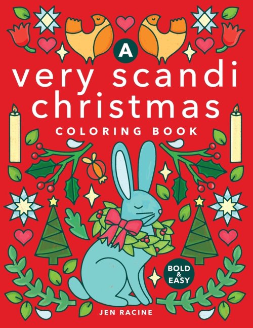 A Very Scandi Christmas Coloring Book: Scandinavian-inspired Holiday Coloring for Everyone