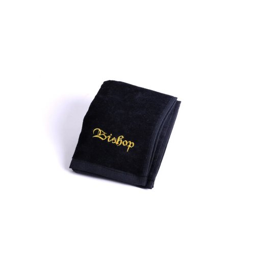 Pastor Towel Bishop Black Cotton