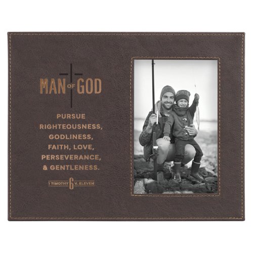 Photo Frame Brown Man of God 1 Tim. 6:11