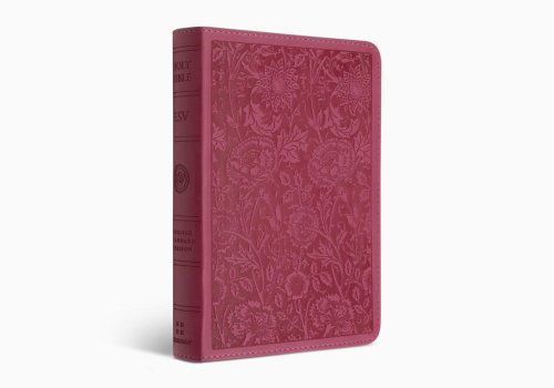 ESV Large Print Compact Bible, Red Letter, Pink and MAF Bible Donation