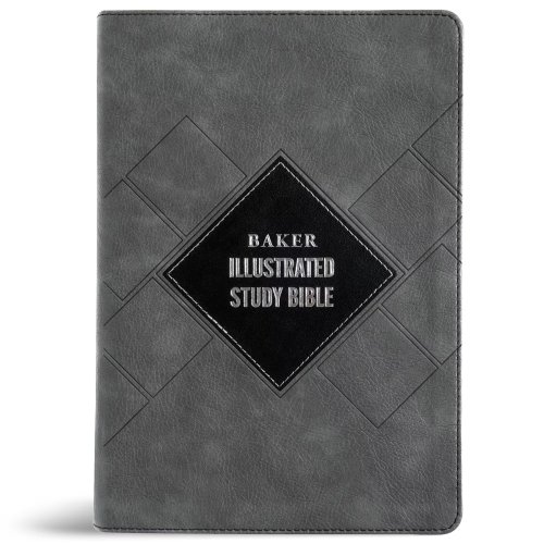 CSB Baker Illustrated Study Bible, Charcoal, Indexed