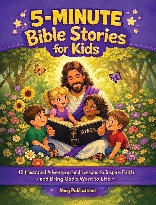 5-Minute Bible Stories for Kids: 12 Illustrated Adventures and Lessons to Inspire Faith and Bring God's Word to Life