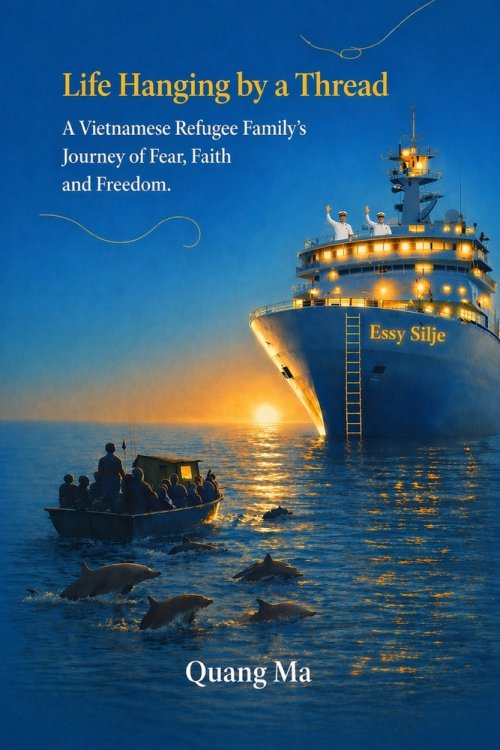 Life Hanging by a Thread :  A Vietnamese Refugee Family's Journey of Fear, Faith, and Freedom.