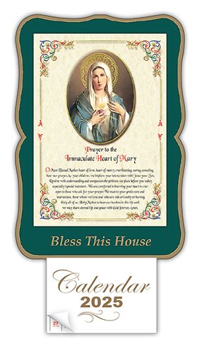 Sacred Heart Of Mary Print Calendar