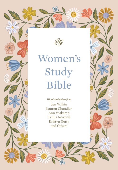 ESV Women's Study Bible (Hardcover, Blush Wildflower Design)