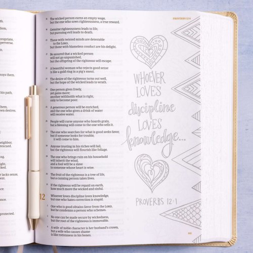 CSB Illustrator's Notetaking Bible, Large Print Edition