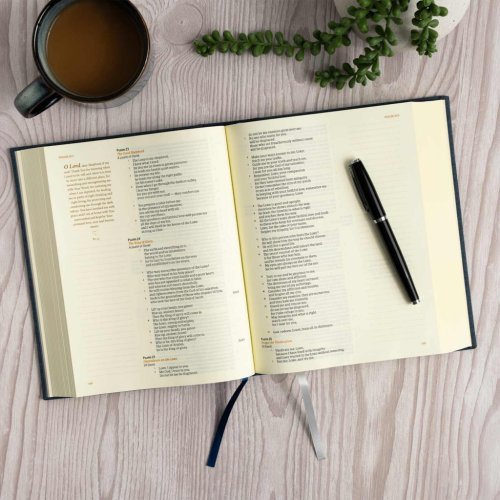 CSB Notetaking Bible, Revive Our Hearts Edition, Denim Cloth