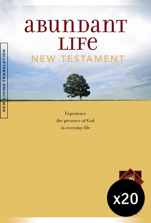 NLT Abundant Life New Testament, Pack of 20