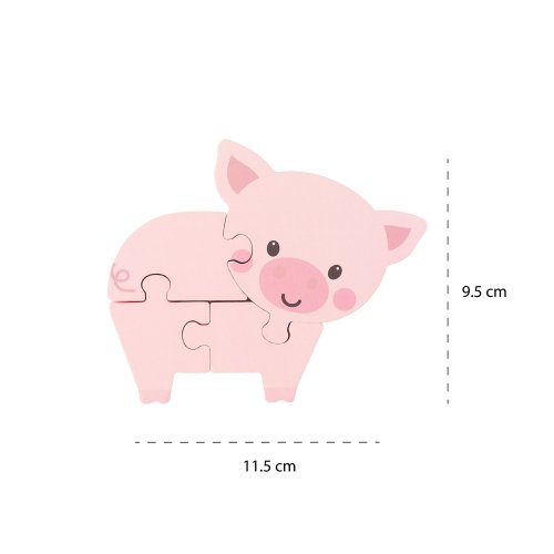 Pig Wooden Puzzle (FSC®)
