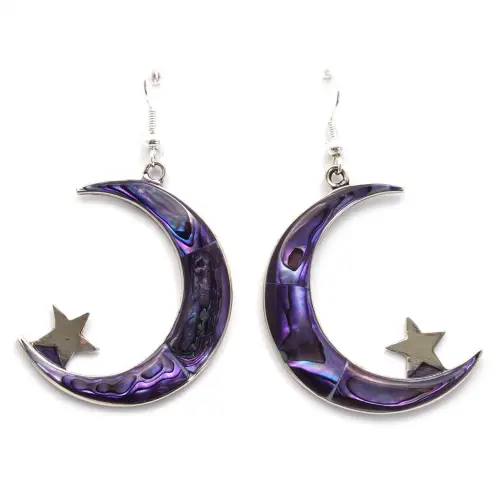 Tinto Lunar Especial Earrings - Purple