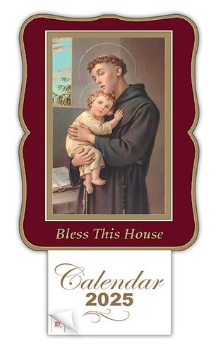 Saint Anthony Post Card Sized Dated Calendar