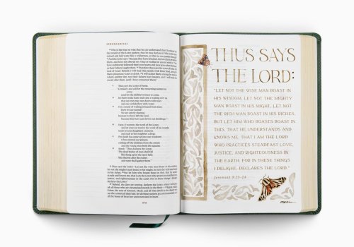ESV GraceLaced Bible, Journaling Edition (Artwork by Ruth Chou Simons) (TruTone, Quiet Forest)