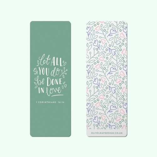 Be Done In Love Bookmark