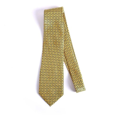 Circular Fish Polyester Tie