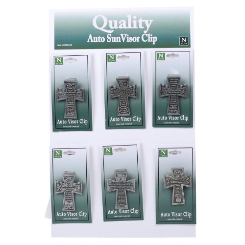 Cross Visor Clips - Pack of 24