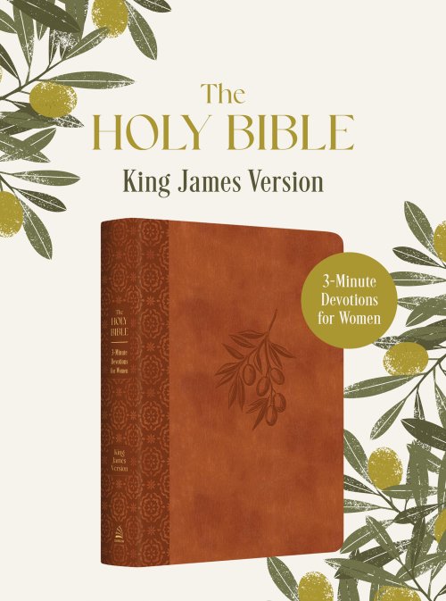 Holy Bible KJV: 3-Minute Devotions for Women Edition