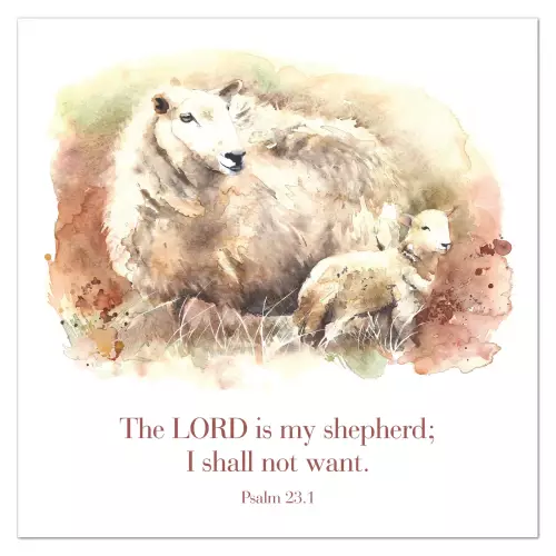 Greetings Cards - 'The LORD is my shepherd...' Ps. 23.1