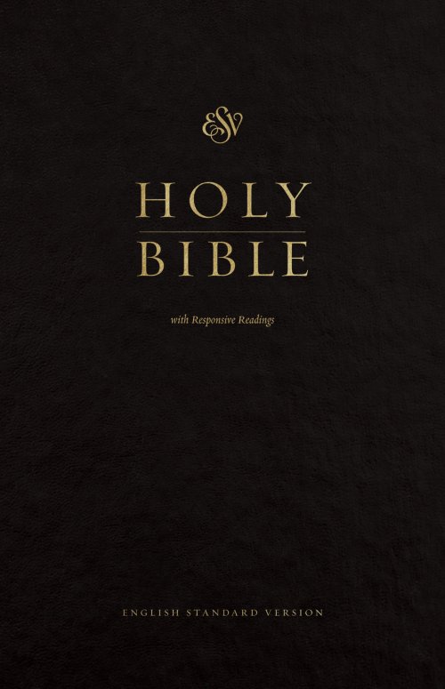 ESV Pew Bible with Responsive Readings (Hardcover, Black)