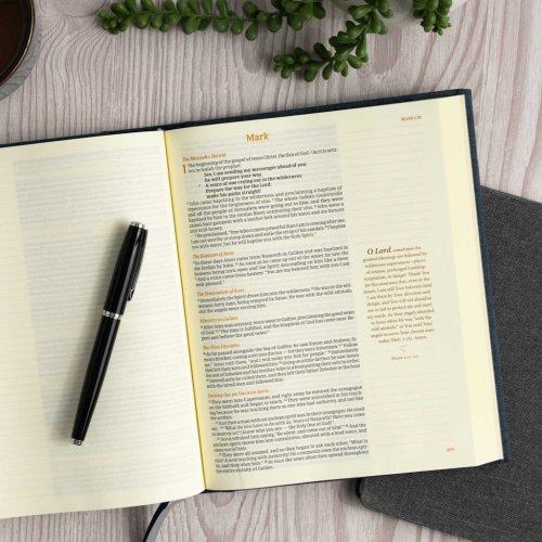 CSB Notetaking Bible, Revive Our Hearts Edition, Denim Cloth