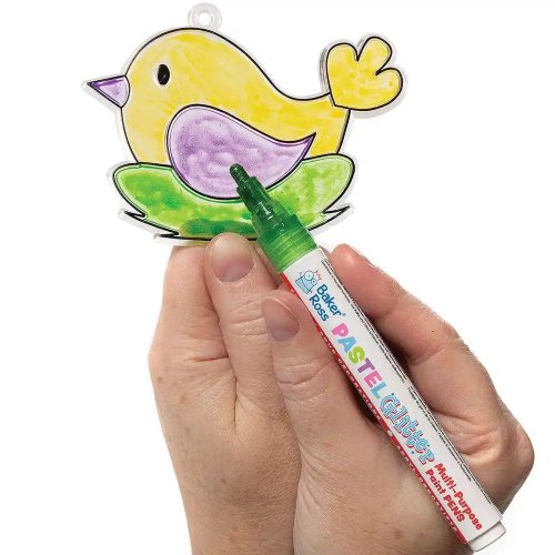 Pastel Glitter Multi-Purpose Paint Pens (Pack of 5)
