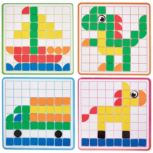Mosiac Picture Puzzle Kits (Pack of 5)