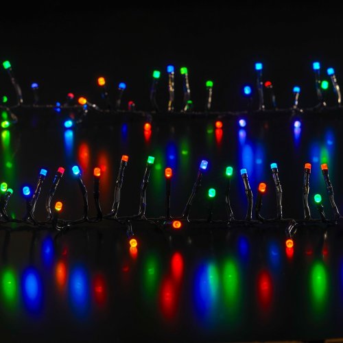 200L SPECTRUM DECOR STRING LIGHTS WITH GREEN CABLE