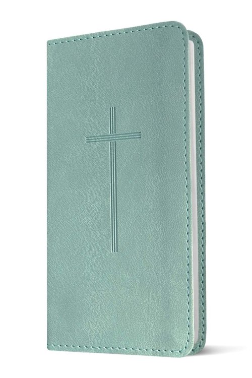 NLT Pocket Thinline New Testament with Psalms and Proverbs (LeatherLike, Teal Cross)