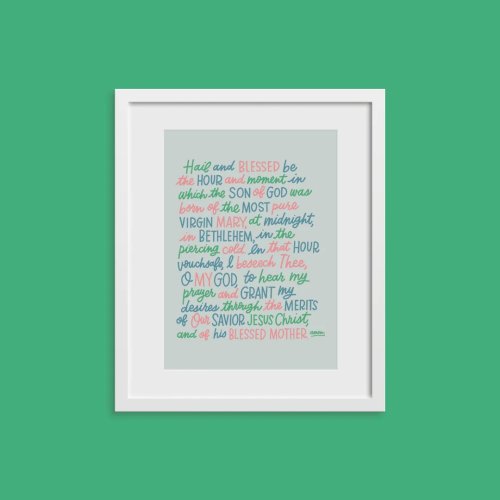 St. Andrew Christmas Novena Art Print (Unframed)