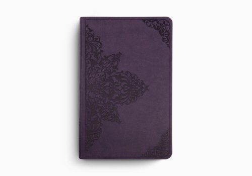 ESV Large Print Value Thinline Bible (TruTone, Lavender, Filigree Design)