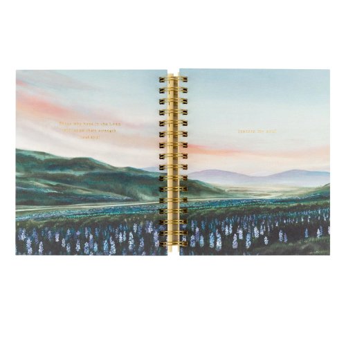 12-Month Undated Planner: Iceland Theme, Spiral