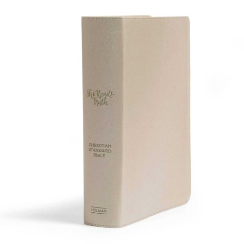 CSB She Reads Truth Bible, Champagne Gold LeatherTouch, Indexed