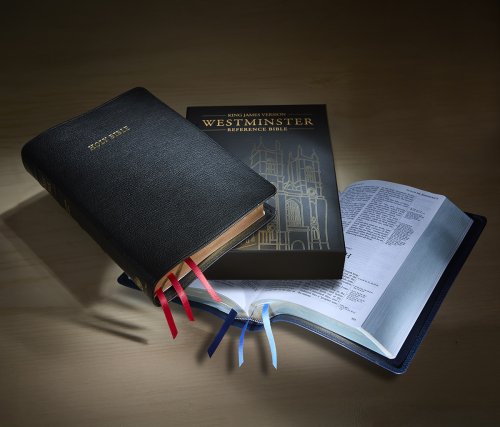 KJV Westminster Reference Bible, Black Goatskin Leather, KJ556:XE