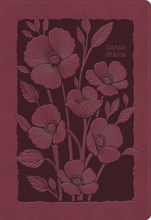 RVR 1960 Biblia Para Regalos Y Premios, Rubí Floral