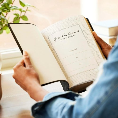 The Jonathan Edwards Study Bible: Experience Abiding Joy in Christ (NKJV, Hardcover, Red Letter, Comfort Print)