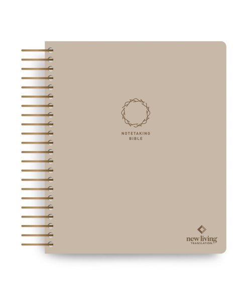 NLT Spiral-Bound Notetaking Bible, Filament Enabled (Hardcover, Classic Tan)