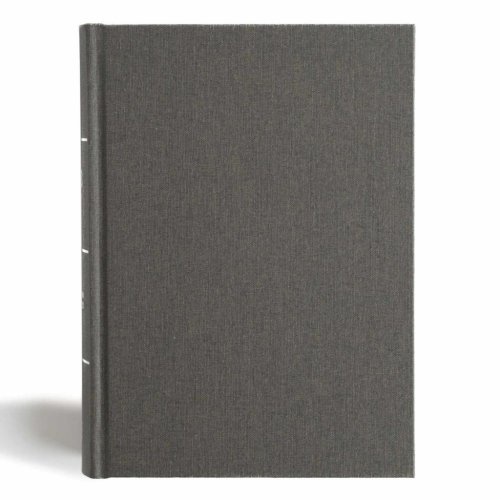 CSB Study Bible, Personal Size, Digital Study Edition, Charcoal Cloth Over Board