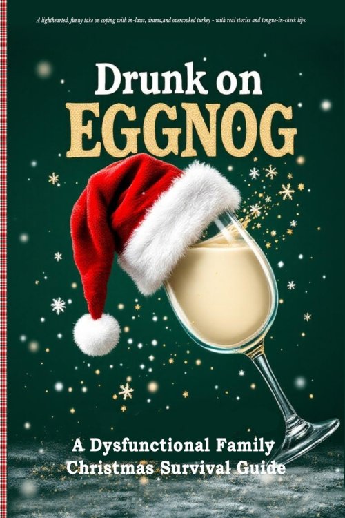 Drunk on Eggnog: A lighthearted, funny take on coping with in-laws, drama, and overcooked turkey - with real stories and tongue-in-cheek tips.