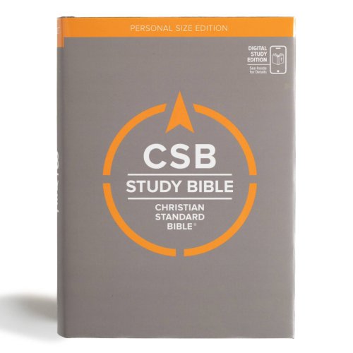 CSB Study Bible, Personal Size, Digital Study Edition, Charcoal Cloth Over Board