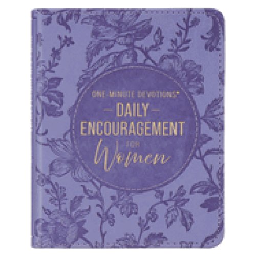 One-Minute Devotions Daily Encouragement for Women Faux Leather