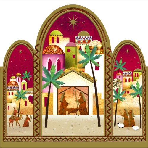 Tearfund - Triptych Nativity - (Pack Of 10)