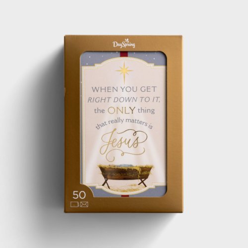 The Only Thing That Matters is Jesus - 50 Christmas Boxed Cards and Envelopes