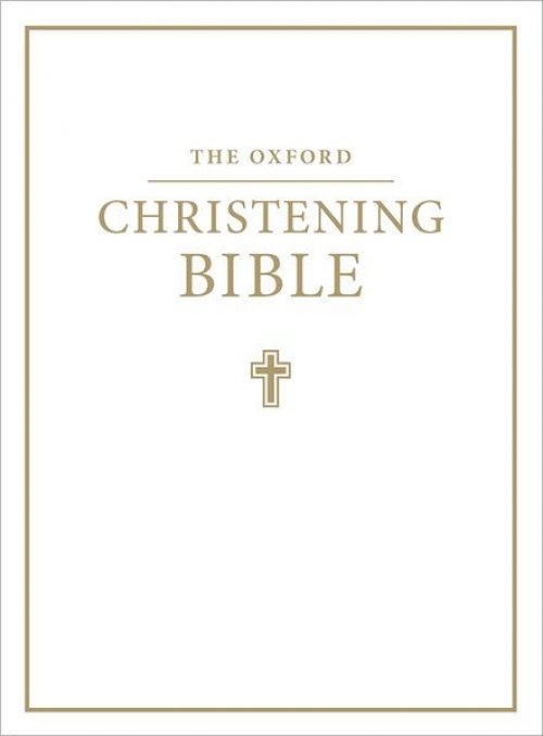 KJV Christening Bible: White, Imitation Leather