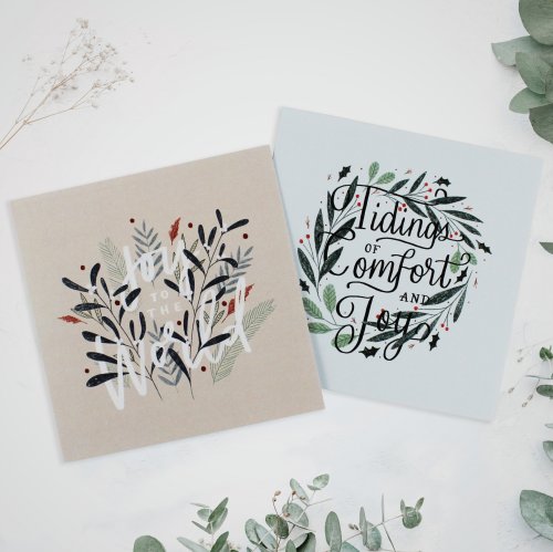 SPCK Floral (Pk 10) Charity Christian Christmas Cards