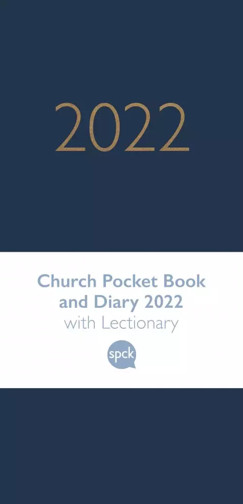 Church Pocket Book and Diary 2022 Soft-tone Midnight Blue