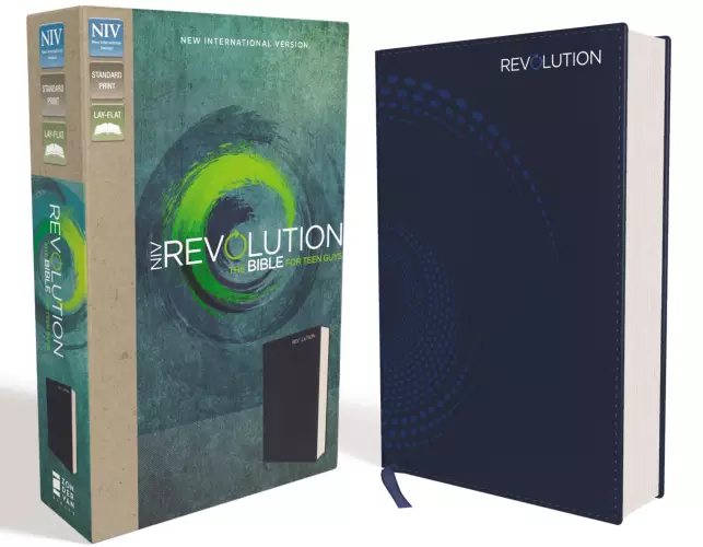 NIV, Revolution Bible, Imitation Leather, Blue: The Bible for Teen Guys