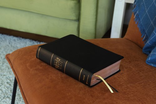 NASB, The Grace and Truth Study Bible (Trustworthy and Practical Insights), Bonded Leather, Black, Red Letter, 1995 Text, Comfort Print
