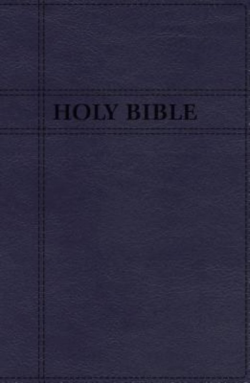 Niv, Premium Gift Bible, Leathersoft, Navy, Red Letter Edition, Indexed, Comfort Print