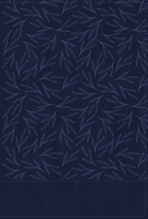 NIV, Thinline Bible, Large Print, Leathersoft, Navy, Red Letter, Comfort Print