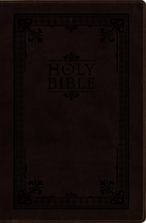 NIV & The Message Side By Side Large Print Brown Imitation Leather